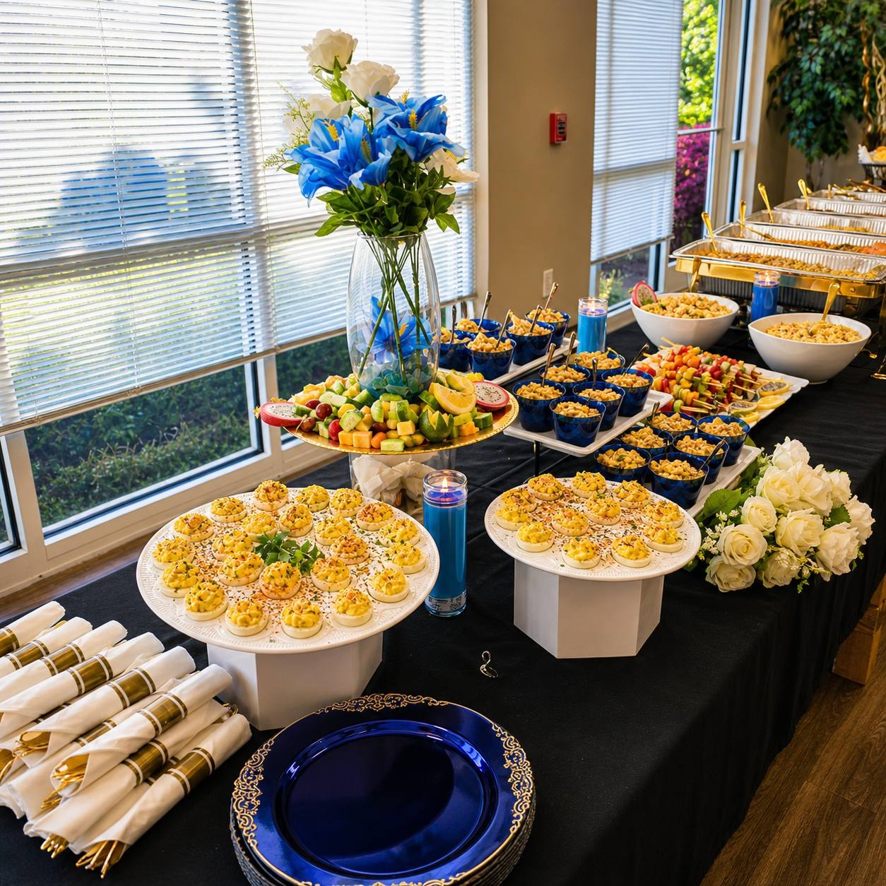 Deviled Eggs & Appetizer Table