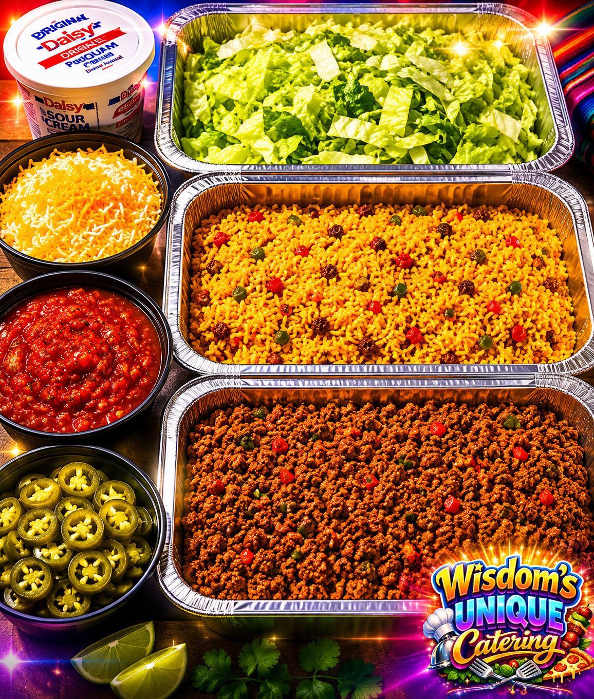 Taco Bar Setup